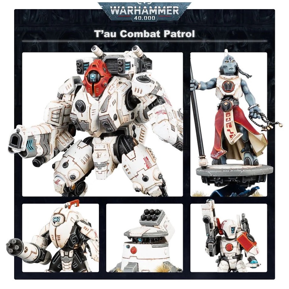 Mô hình nhân vật Warhammer 40k Combat Patrol: T'au Empire