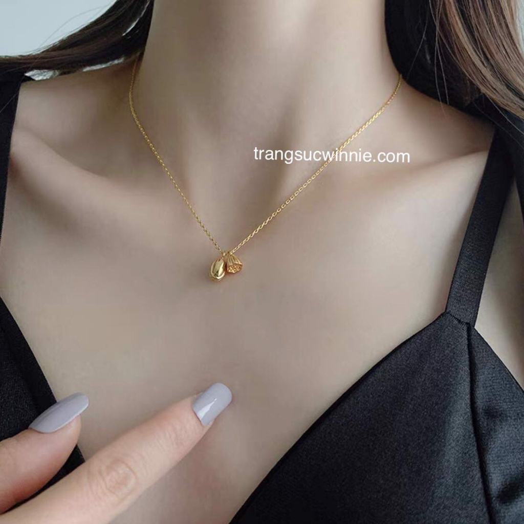 Dây chuyền nữ titan Lotus