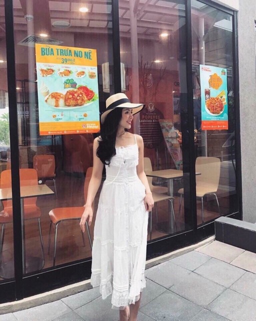 Đầm maxi hai dây