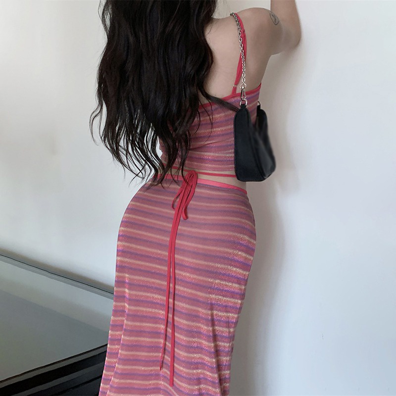 Set Áo Váy Quấn Hông Thời Trang Nữ