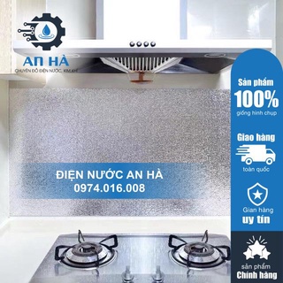 Decal dán bếp tráng nhôm cách nhiệt màu bạc ( giá bán theo mét )