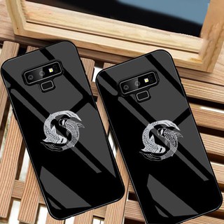 Ốp samsung note 9 lưng kính cường lực cao cấp