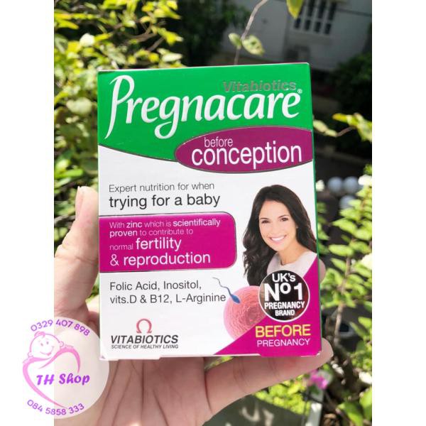 Viên Uống Tăng Khả Năng Thụ Thai Pregnacare Conception Uk, Bổ Trứng Cho Phụ Nữ