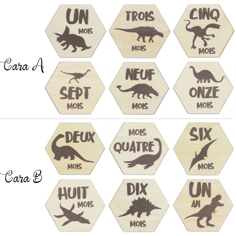 Bộ Thẻ Ảnh Đánh Dấu Năm Mới Dùng Làm Phụ Kiện Chụp Ảnh Cho Bé Sơ Sinh