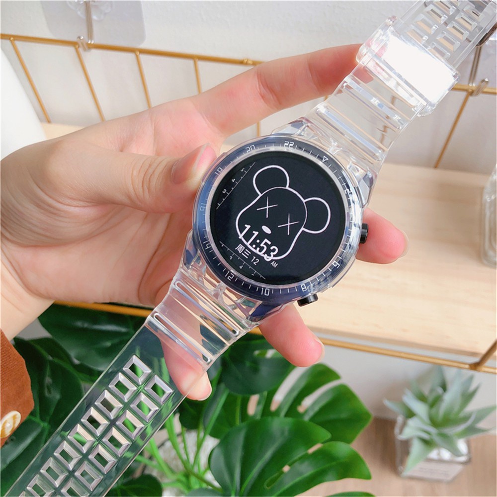 Dây đeo silicone kèm vỏ bảo vệ cho đồng hồ thông minh Huawei Watch GT 2 46mm