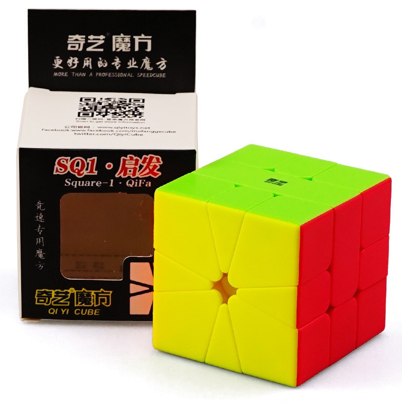 Rubik Qiyi Qifa SQ1 3x3 Stickerless Cubo Magico Tốc độ, khối rubic ma thuật