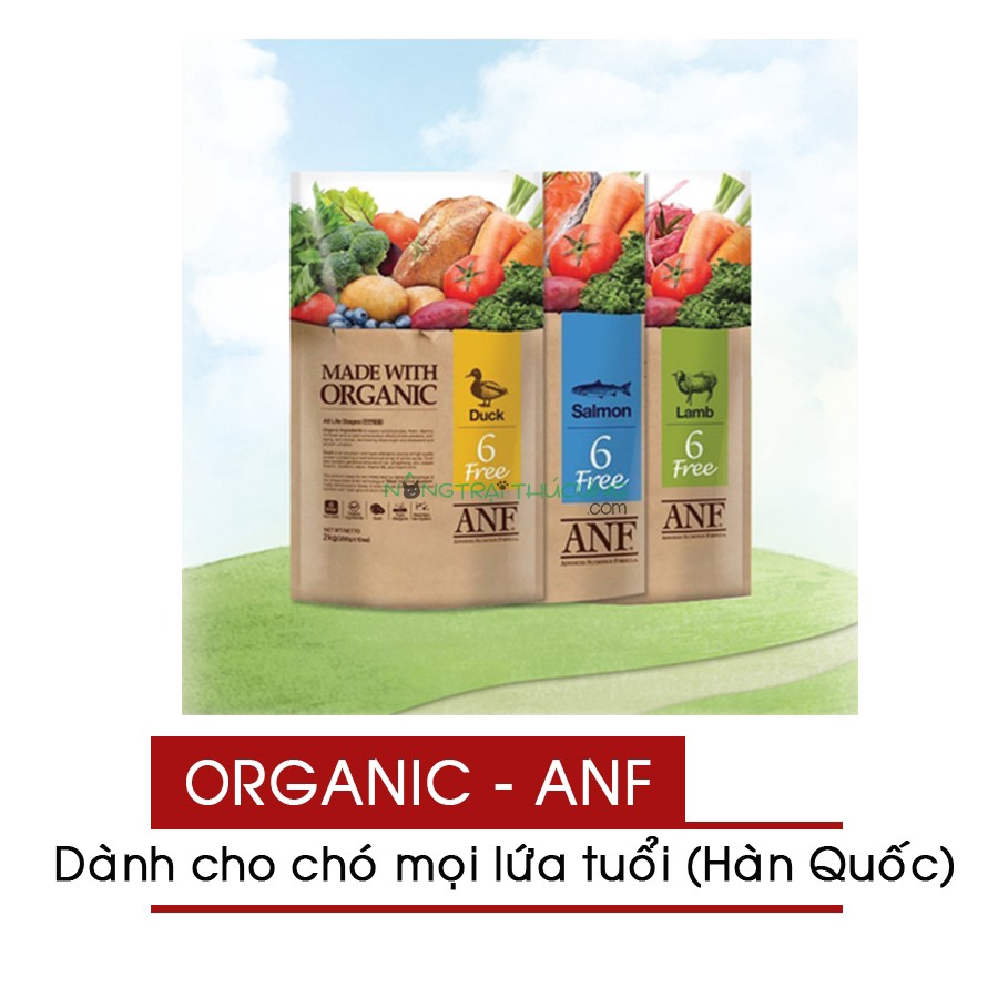 Thức ăn cho chó ANF 2kg - Hạt hữu cơ Hàn Quốc