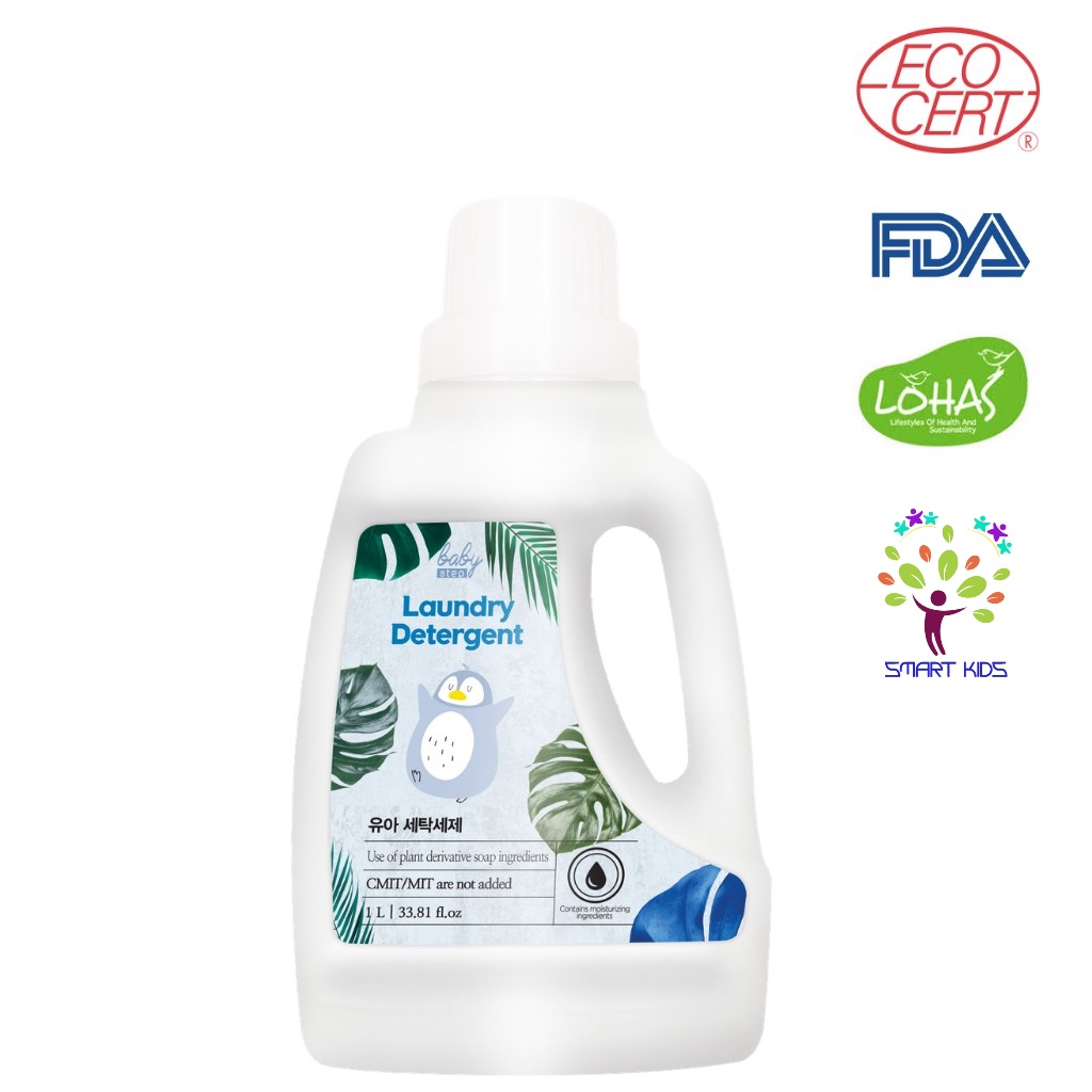 Nước giặt quần áo hữu cơ cho bé Baby Step 1000ml