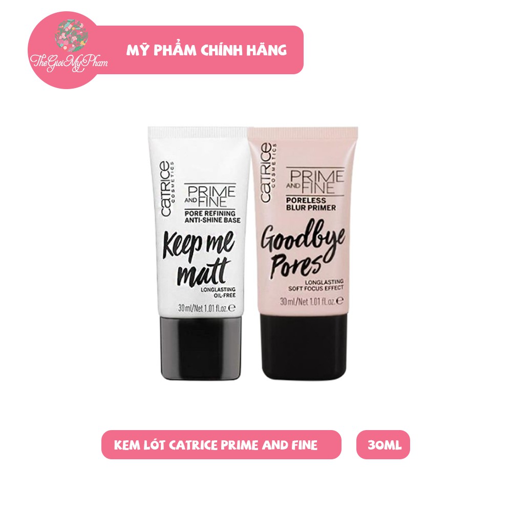 Kem Lót Catrice Prime And Fine 30ml
