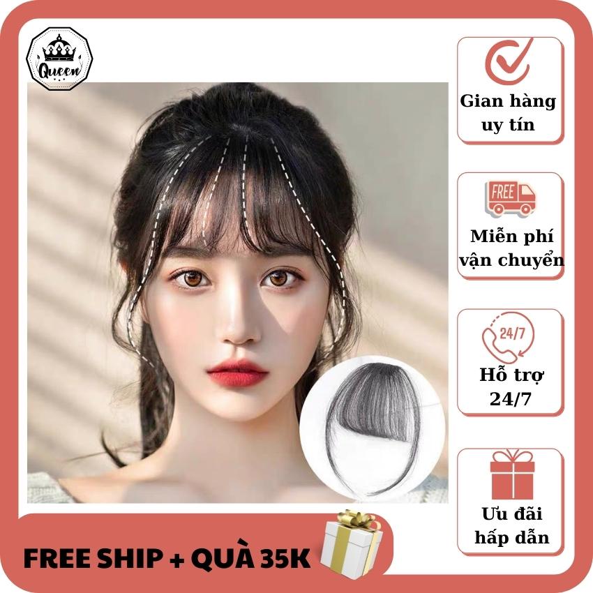 Tóc mái giả - Mái thưa giả phong cách hàn quốc dễ thương làm bằng sợi tơ mềm đẹp - tóc giả cao cấp