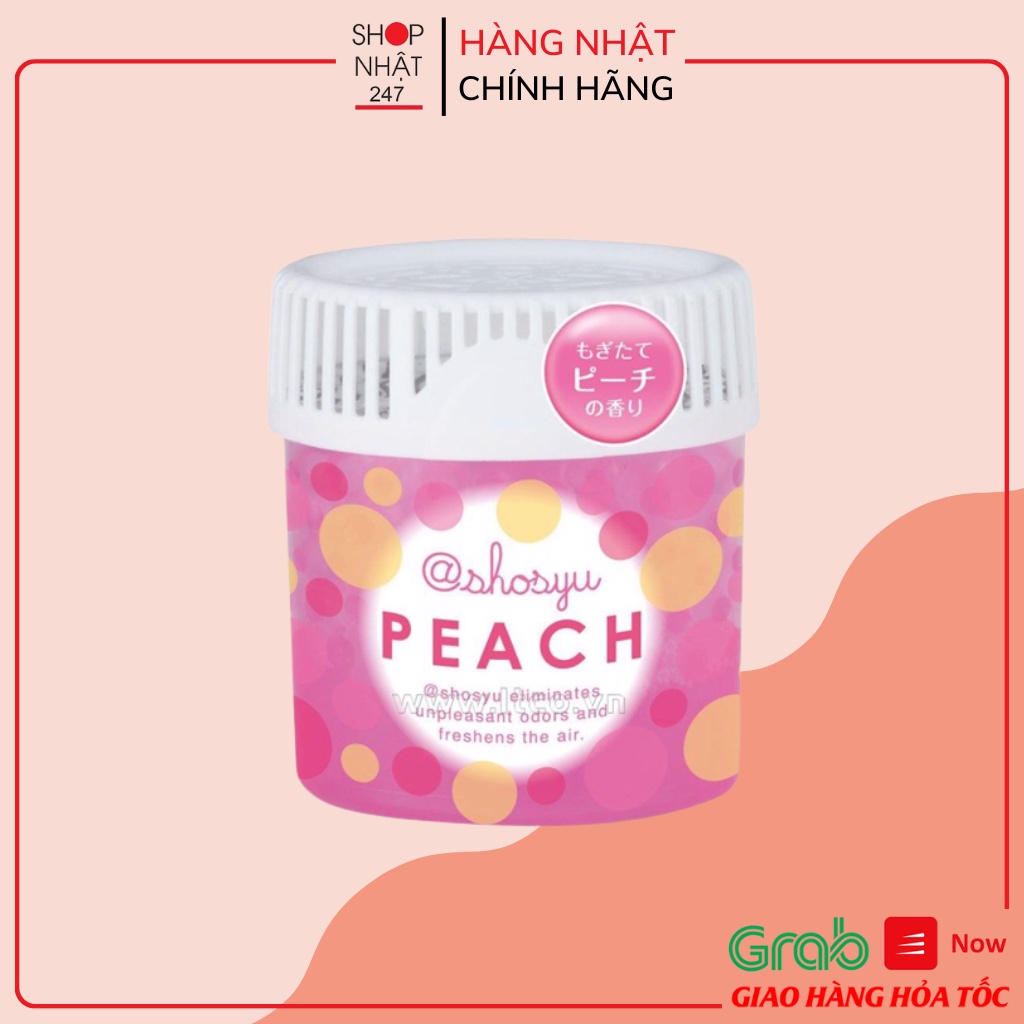[Hỏa Tốc HN] Hộp khử mùi phòng với hương đào 150g Nội địa Nhật Bản