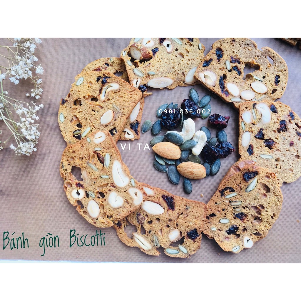 Ăn kiêng bánh giòn biscotti