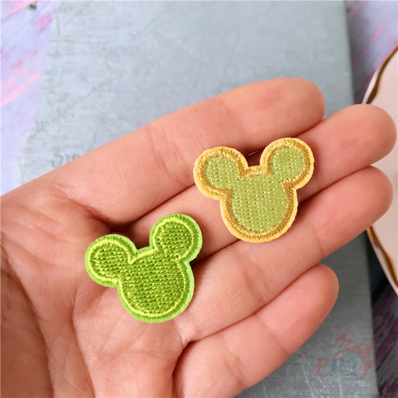 Miếng Vá Quần Áo Ủi Hoặc May Thêu Tiện Dụng Hình Chuột Mickey Dễ Thương