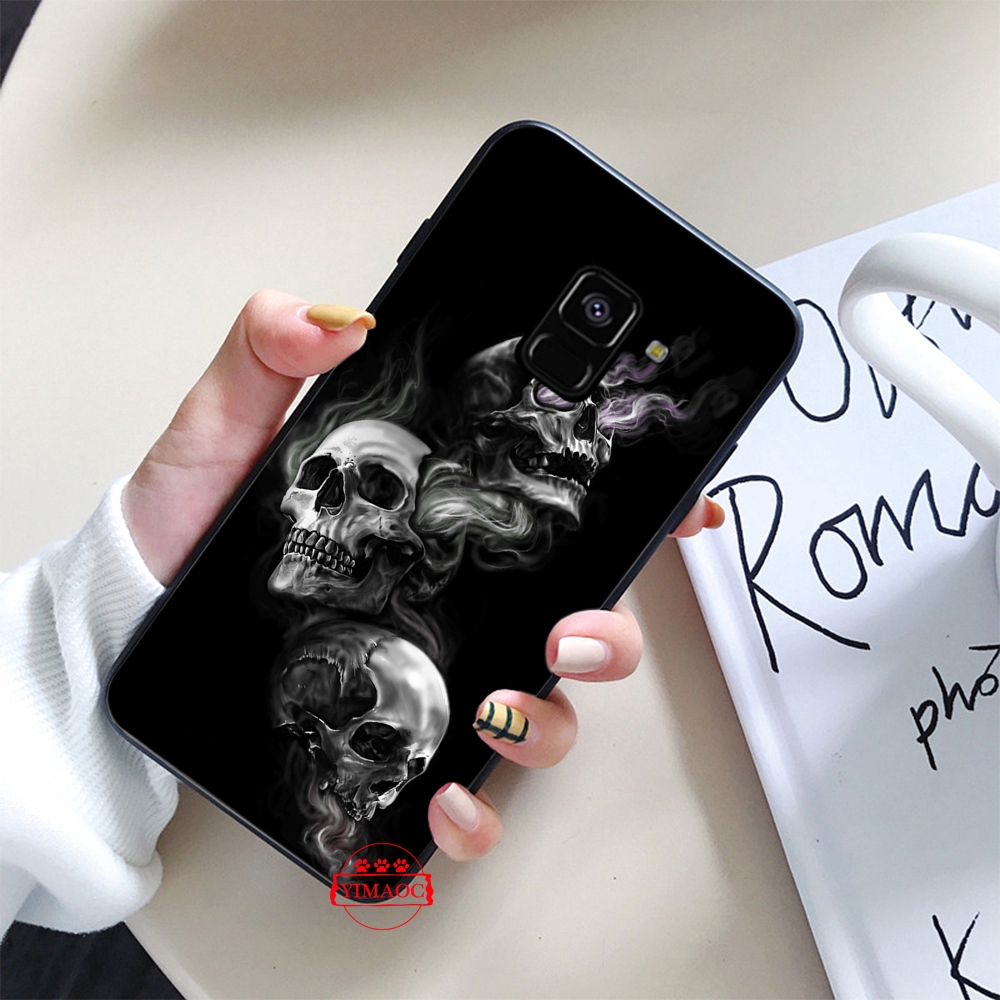 Ốp điện thoại dẻo họa tiết Grim Reaper cho SAMSUNG J4 J6 J7 J8 PLUS PRIME M10 M20 M30 1F