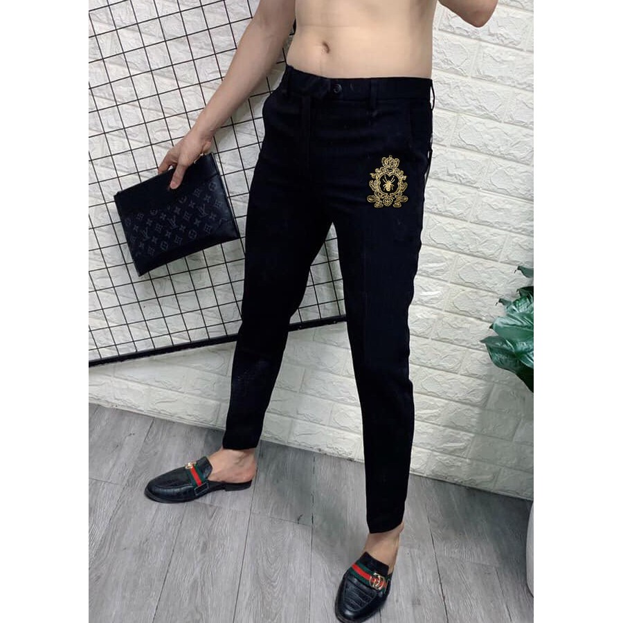 Quần Vải Nam Đen Dáng Vừa Phong Cách Công Sở | BigBuy360 - bigbuy360.vn