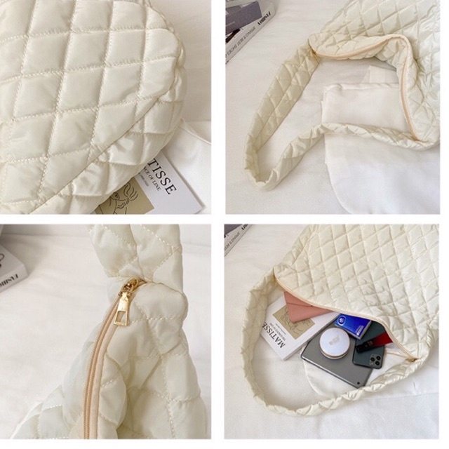 Túi đeo chéo unisex size to ô trám vải xốp