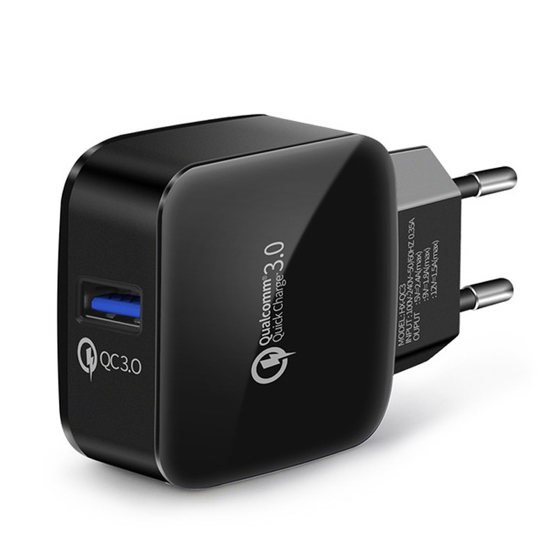 Củ sạc nhanh USB tiện lợi dành cho điện thoại 2.4A QC 3.0 USB Charger Adapter Quick Charge Phone Charger