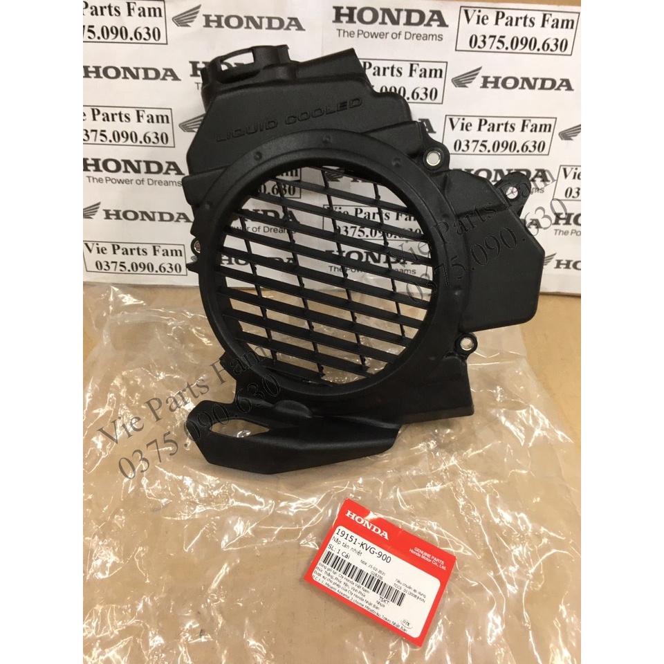 Nắp che két nước Air Blade 110 đời đầu, AB 110 đời đầu 2007-2008, Click 110 đời đầu, hàng din Honda mới 100%
