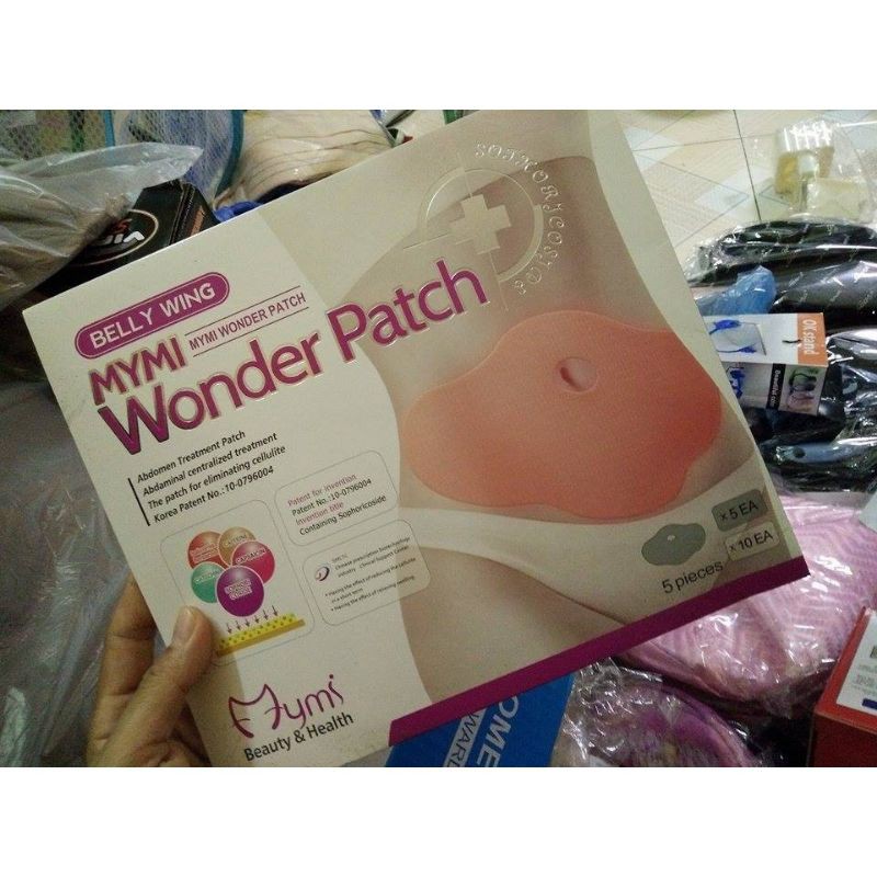 Bộ 5 Miếng Dán Mỡ Bụng MYMI WONDER PATCH Giảm Cân An Toàn Hiệu Quả