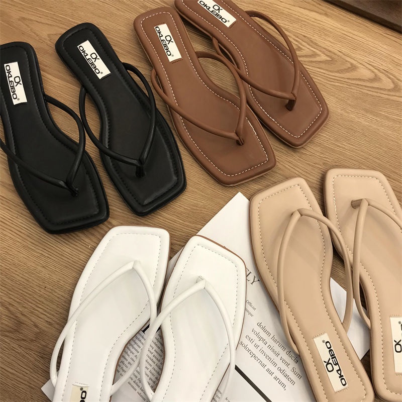 Dép Xỏ Ngón Đế Mềm Thiết Kế Đơn Giản Thời Trang Mùa Hè Hàn Quốc 2022 Dành Cho Nữ