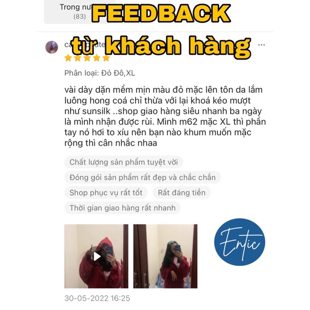 Áo Khoác Basic Đỏ Đô CO DÃN TỐT Tay Bồng Basic form rộng phong cách Hàn Quốc