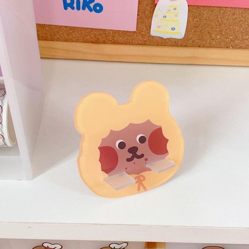 Giá Đỡ Điện Thoại Bằng Nhựa Mica Hình Thú Dễ Thương