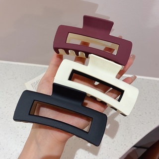 Kẹp tóc vuông size lớn phối 2 màu Su.N Accessories
