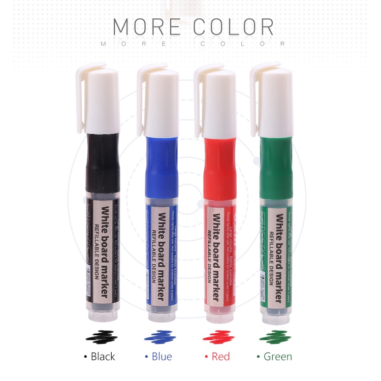 Bút lông nhấn Bida, bút bảng trắng.