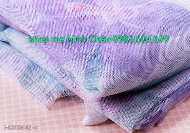 MÙNG CỰC ĐẠI 4m (4m x 2m x 2,2m) (VOAL THÁI LAN, dập nổi công nghệ Nhật) [Thoáng, dai, bền, đẹp, k bị xước, nổ]