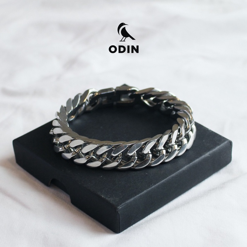 Vòng tay Chain Cuban ODIN (Tổng hợp các mẫu Cuban) - Thép Titan 316L - Bảo hành 12 tháng