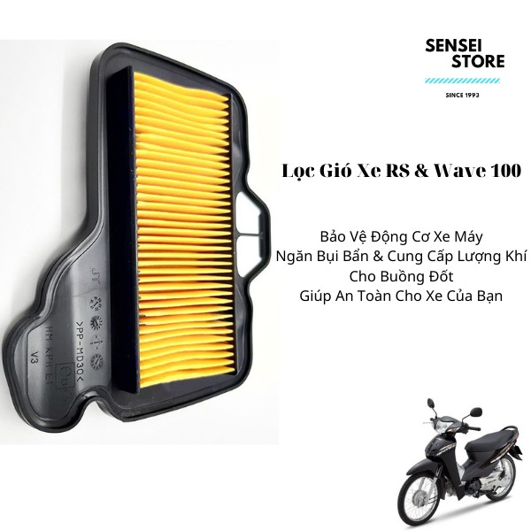 Lọc Gió Của ( RS 100+Wave Alpha 100 Fu-NEO Hàng Loại 1) Sensei-Store