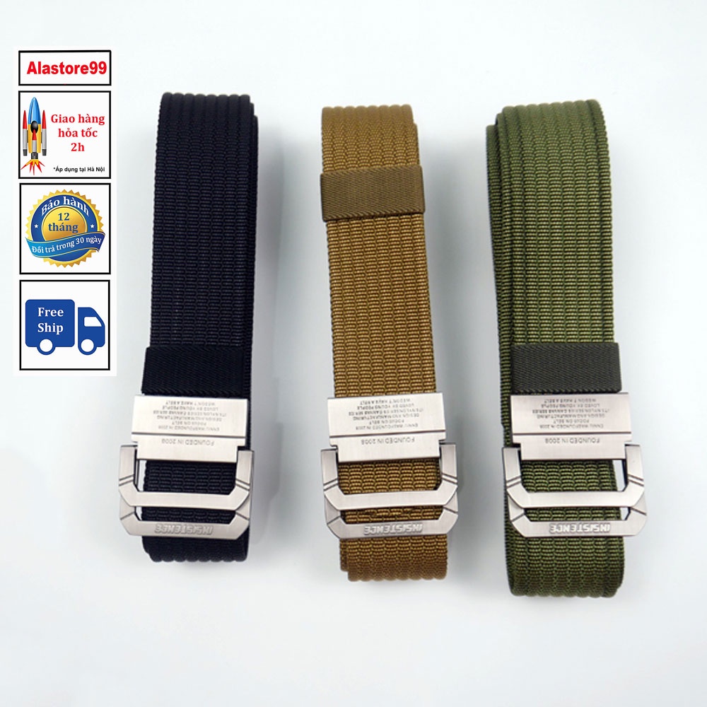 Dây lưng nam đẹp vải dù Dây nịt bụng nam trẻ trung thời trang