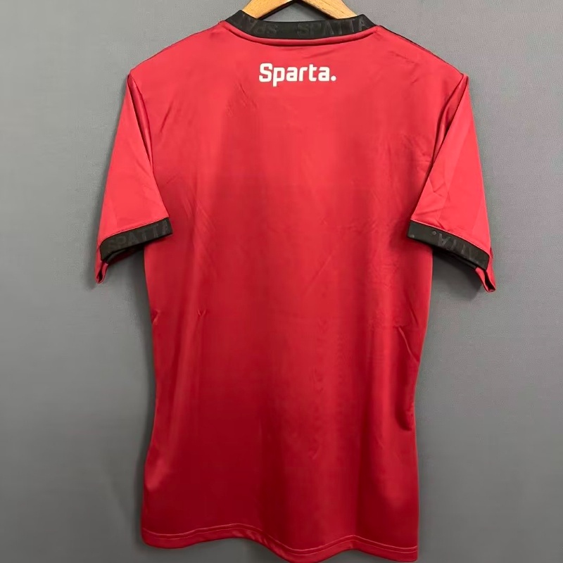 Áo Thun Bóng Đá Ngắn Tay Đội Tuyển Prague Sparta Sân Nhà S-XXL 22-23 Nhanh Khô