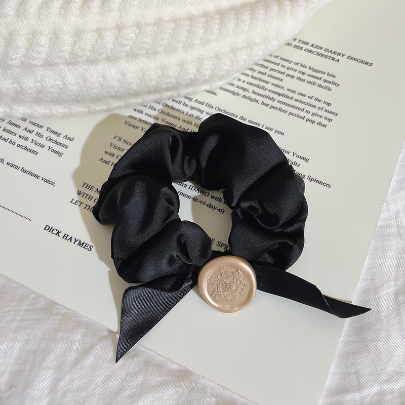 Băng đô cài tóc màu đen thời trang thu đông Hàn Quốc cho nữ