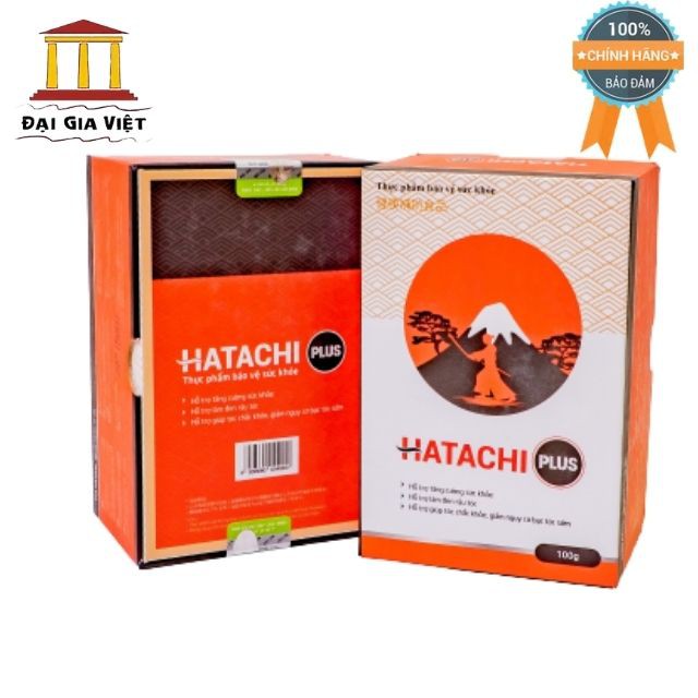 [COMBO 2 HỘP] Hatachi Plus - Làm Đen Râu Tóc, Giảm Gãy Rụng Và Bổ Máu