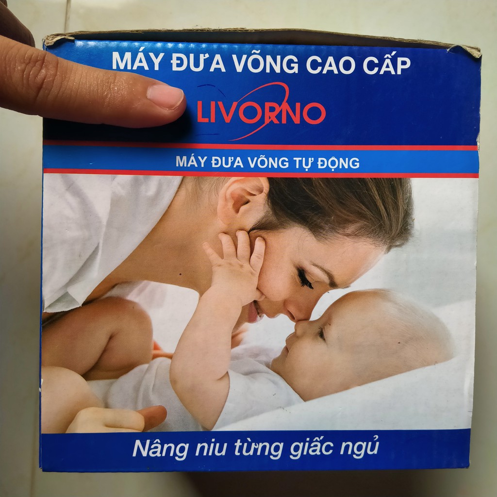 Máy Đưa Võng Tự Động Livorno  ❤️ [HÀNG CAO CẤP] ❤️  Máy đưa võng êm,  an toàn cho bé ngủ yên, bảo hành 12 tháng