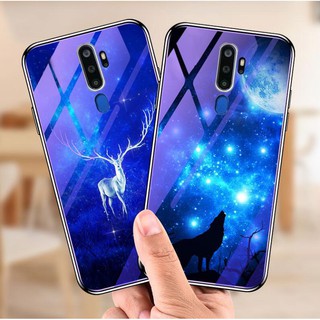 Sale 69% Ốp điện thoại mặt kính cường lực in hình đẹp mắt cho OPPO  A9 2020,Giá gốc 108000đ- 114B24