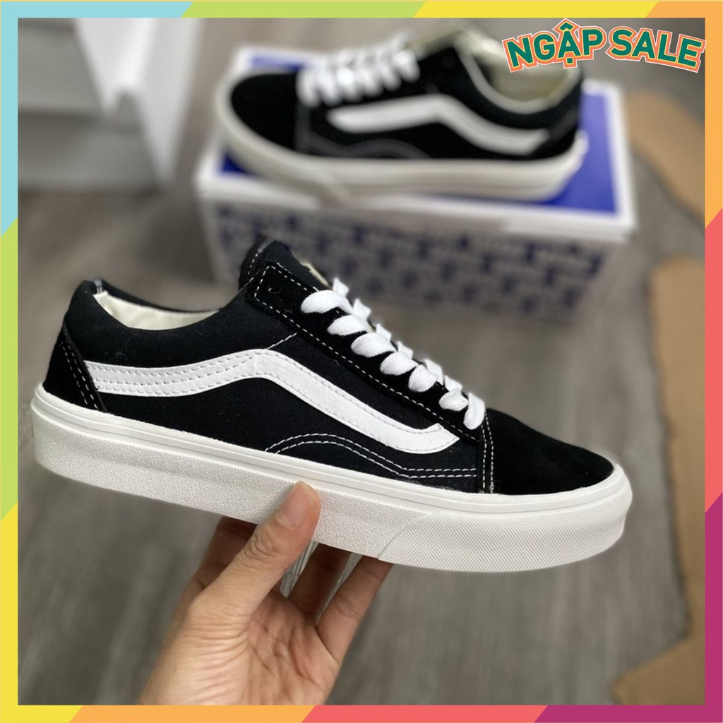 ⚡️GIÁ SỐC⚡️[Ảnh thật do shop tự chụp 100%] GIÀY VANS VAULT OLD SKOOL MÀU ĐEN Giày thể thao nam nữ 2021