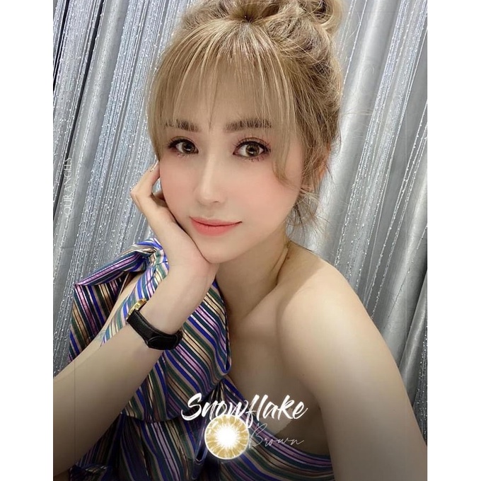HCM có skính áp tròng xám tây Lens Tây không viền 4 màu + khay đơn mars