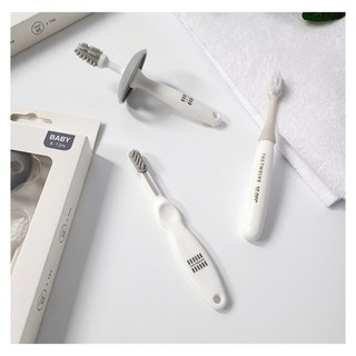 Set 3 bàn chải cho bé từ 6-36 tháng TheTwelve silicon Hàn Quốc