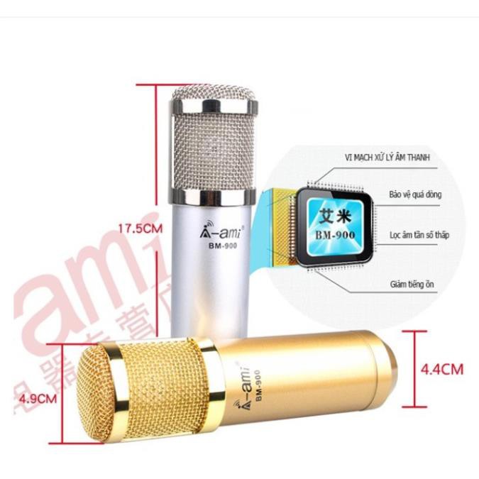 Mua ngay Micro thu âm bm900 MIC LIVE STREAM cho các sound card [Freeship 10k]