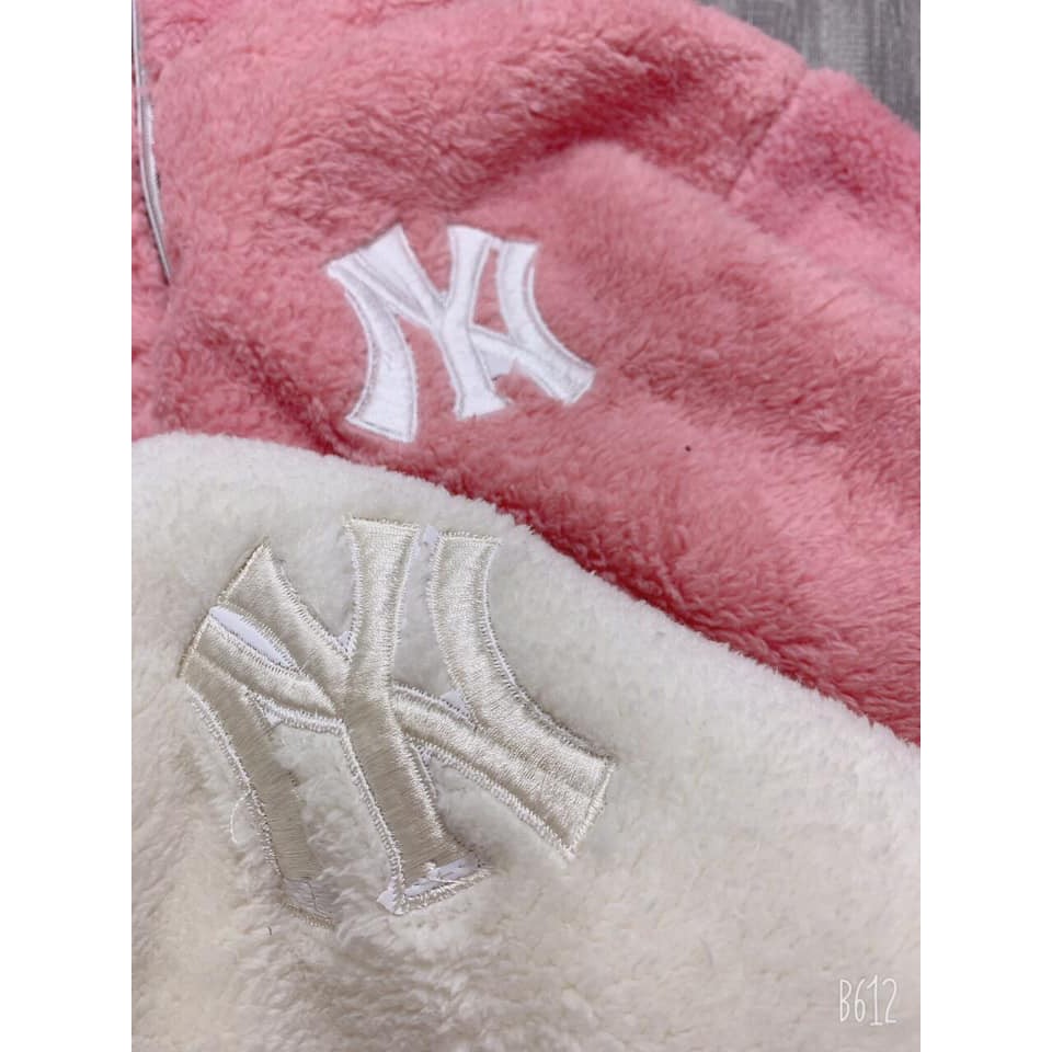 Áo lông khoá NY cổ bẻ