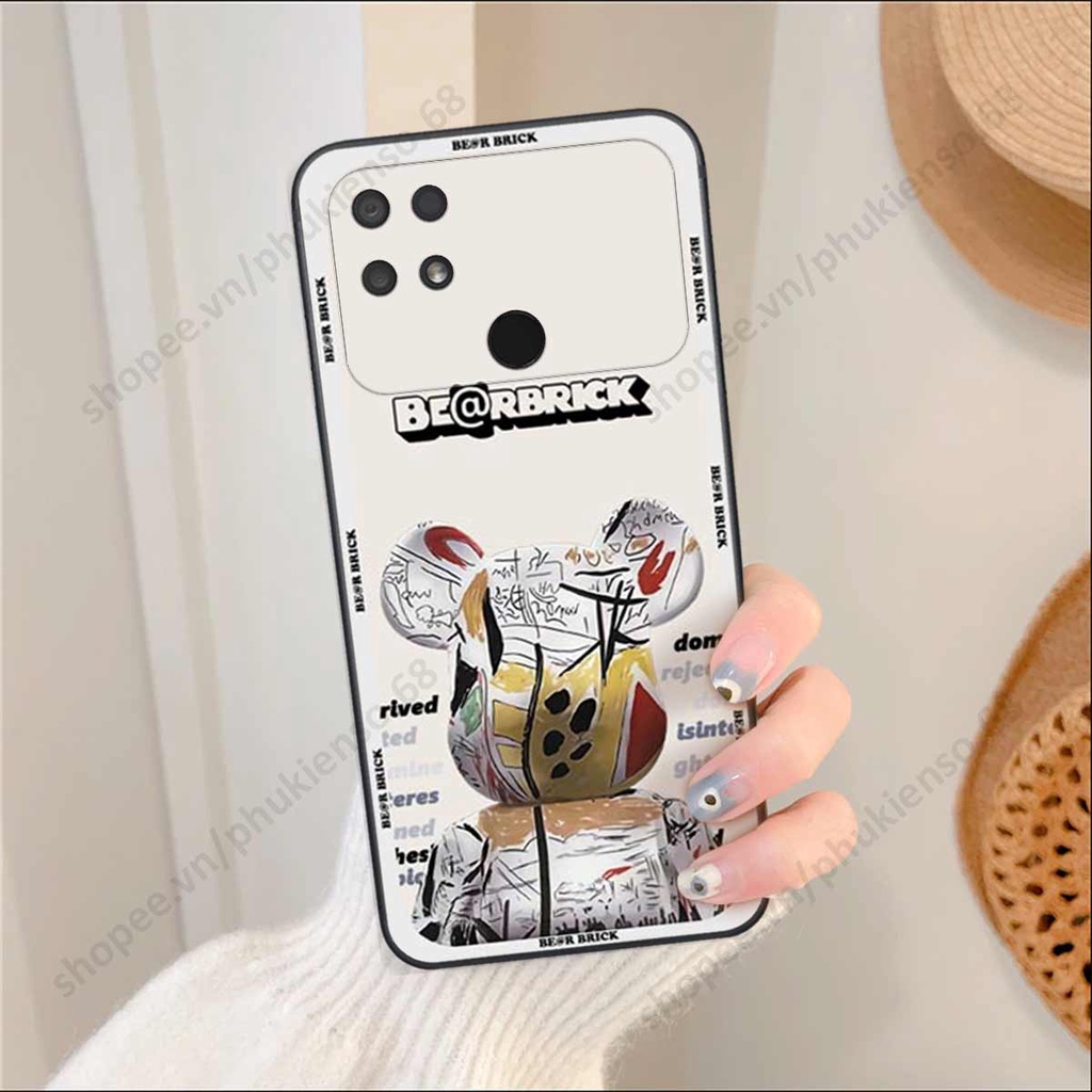 Ốp lưng điện thoại Xiaomi Poco C40 elegant, gấu be@rbrick cao cấp, vỏ ốp rẻ đẹp