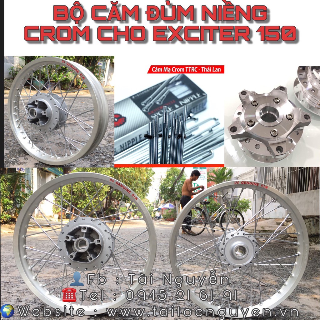 BỘ CĂM ĐÙM NIỀNG XUỐNG BÁNH CĂM CHO EX150