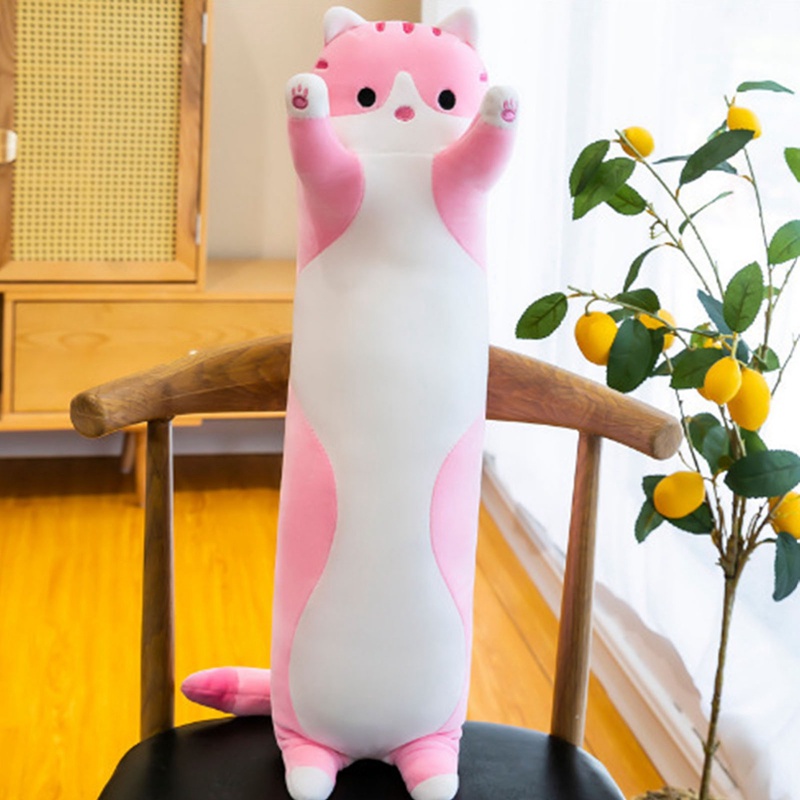 Gối Ôm Nhồi Bông Hình Mèo Dễ Thương