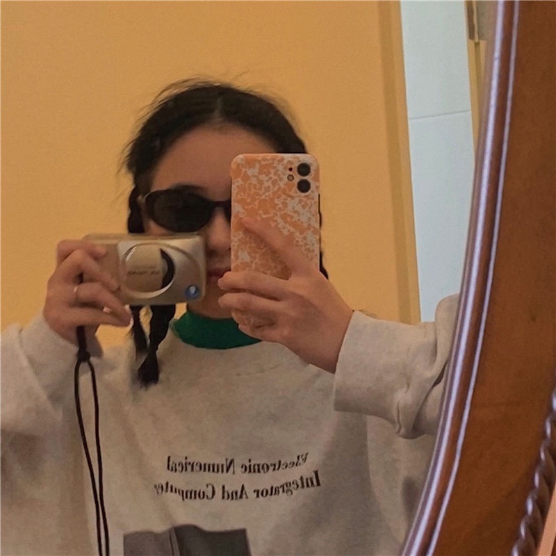 Áo Hoodie Cổ Tròn Dáng Rộng Phong Cách Hàn Quốc Thời Trang Mùa Thu Cho Nữ | BigBuy360 - bigbuy360.vn