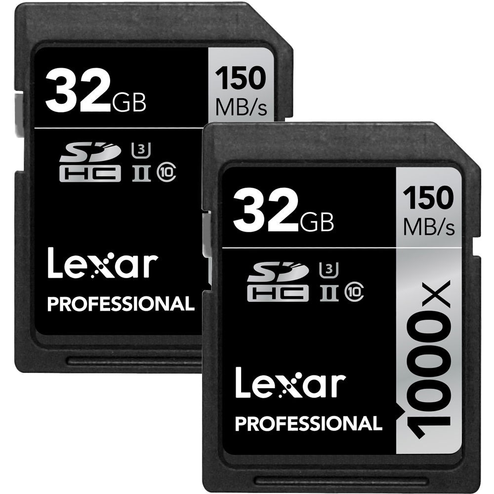 [Mã 159ELSALE hoàn 7% đơn 300K] Thẻ nhớ Lexar SDHC 32GB Pro 1000X 150mb/s, UHS II U3 Dành cho máy ảnh (Hàng nhập khẩu)