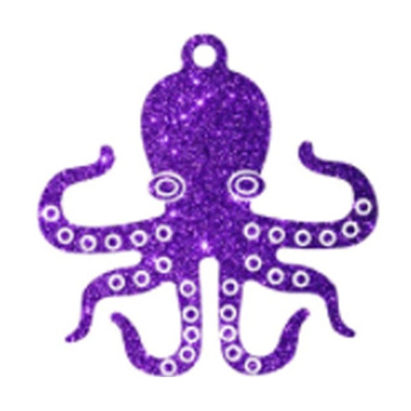 Khuôn Silicone Làm Móc Khóa Hình Bạch Tuộc Bằng Pha Lê UV DIY