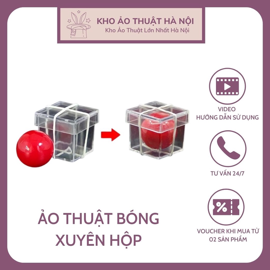 Ảo Thuật Bóng Xuyên Hộp, Đạo Cụ Biểu Diễn Đường Phố, Đồ Chơi Sáng Tạo, Thông Minh, Trí Tuệ Cho Bé