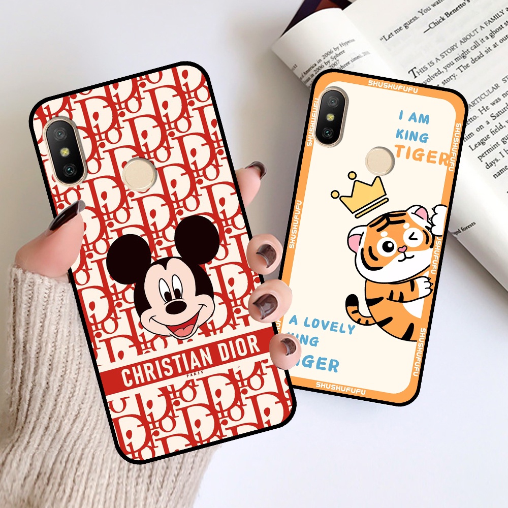 Ốp Xiaomi Redmi 6 Pro / Mi A2 Lite in hình mickey, hổ, kingtiger siêu rẻ T19 - T24